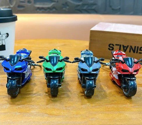 Miniature Sakura Speed V2 Sports Bikes Motorcycle Pull-Back Toys Keychain Gifts 4 Colours