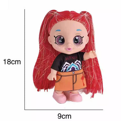 K-POP DEMON HUNTERS 5D EYES ACTION FIGURE SET 18 CM Music Features Zoey/Blue Tiger