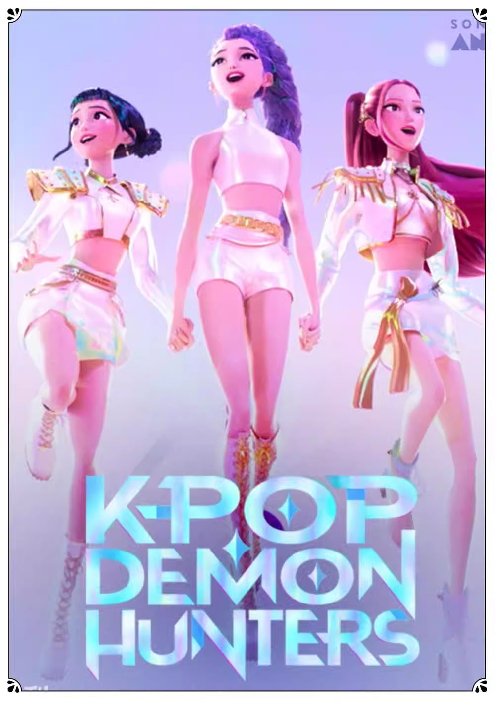Cosplay K-Pop Demon Hunters Zoey Costume Set S-3XL Unisex Adult & Kids