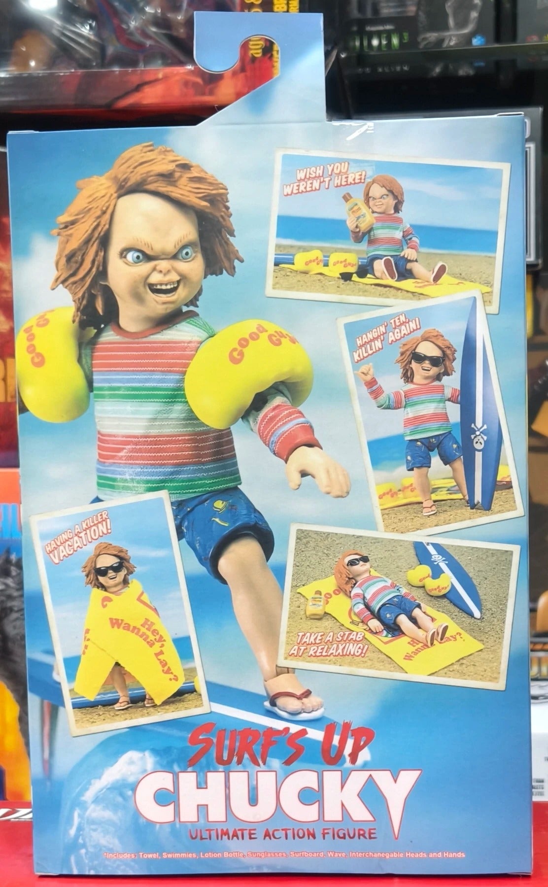 NECA Child's Play 3 Ultimate Surf's Up Chucky Action Figure 13 cm
