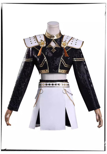 Cosplay K-Pop Demon Hunters Zoey Costume Set S-3XL Unisex Adult & Kids