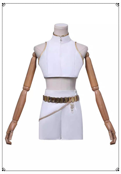 Cosplay K-Pop Demon Hunters Rumi Costume Set S-3XL Unisex Adult & Kids