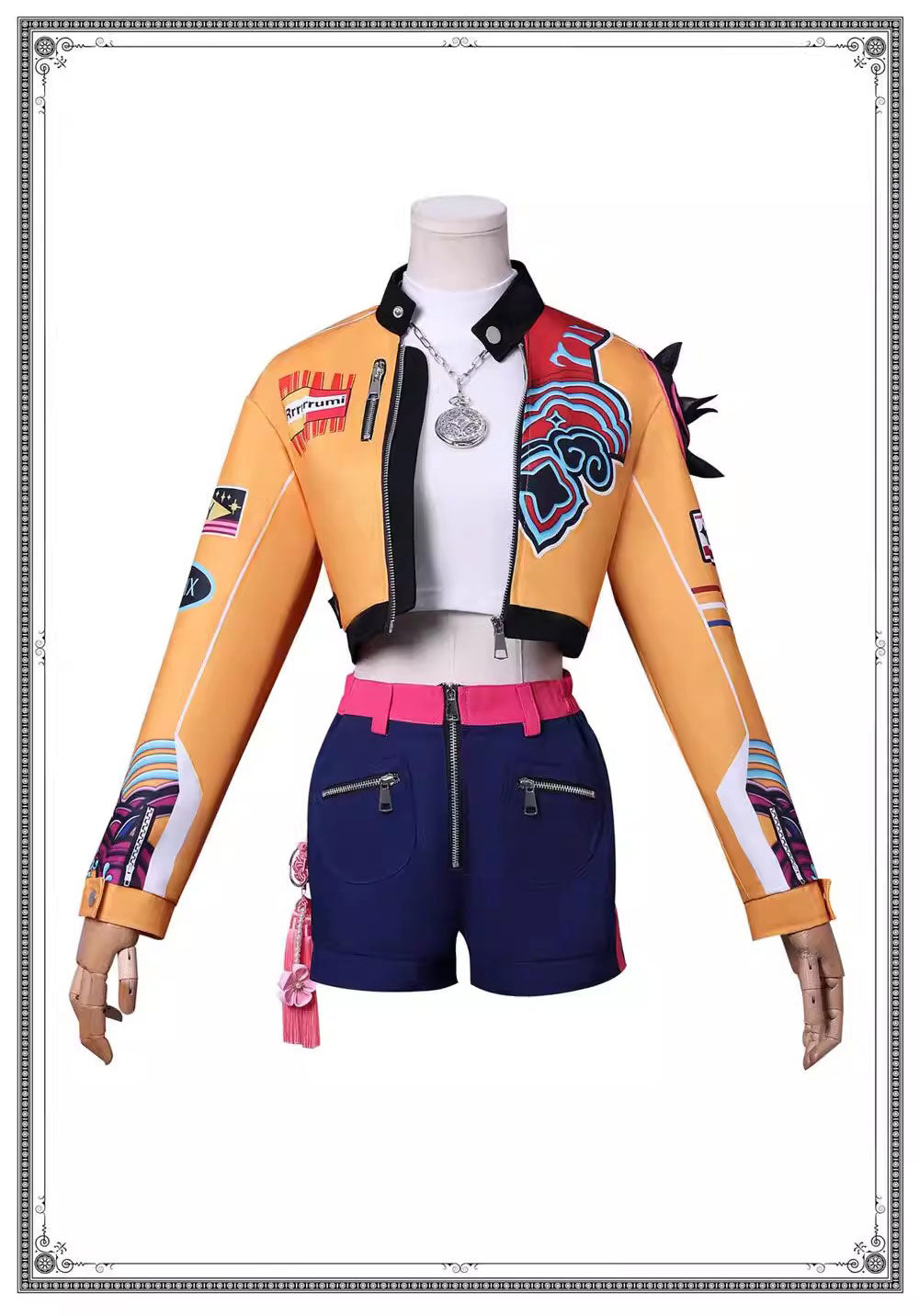 Cosplay K-Pop Demon Hunters Rumi Costume Set S-3XL Unisex Adult & Kids