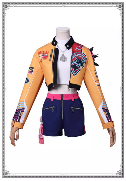 Cosplay K-Pop Demon Hunters Rumi Costume Set S-3XL Unisex Adult & Kids