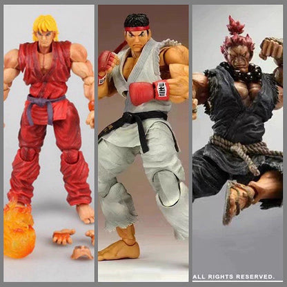 Super Street Fighter IV Arcade Edition Play Arts Kai Vol. 2 Action Figure 25 cm Ryu/Ken/Akuma