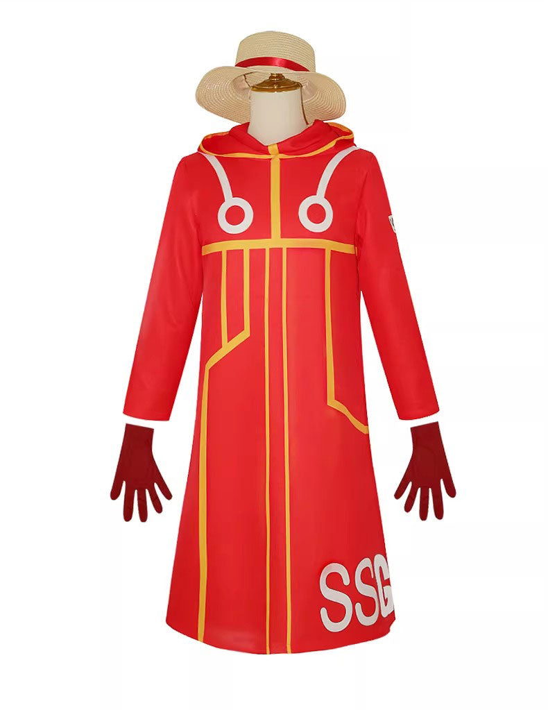 Cosplay One Piece Egghead Island Arc Monkey D. Luffy Costume Set S-2XL Adult