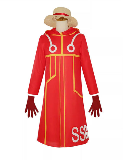 Cosplay One Piece Egghead Island Arc Monkey D. Luffy Costume Set S-2XL Adult