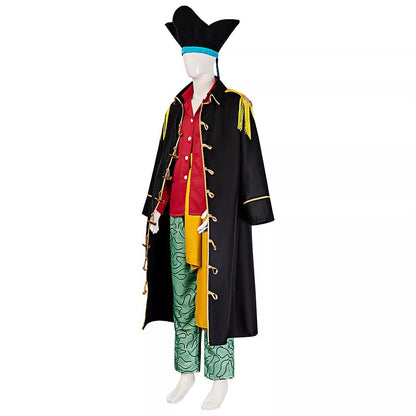Cosplay One Piece Marshall D. Teach Blackbeard Costume Set XS-3XL Adult