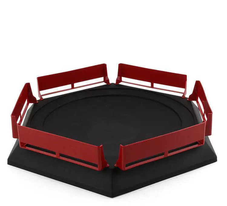 Spinning Top Battles Hexagonal Arena Stadium Platform 38x33x7.5 cm 3 Colours