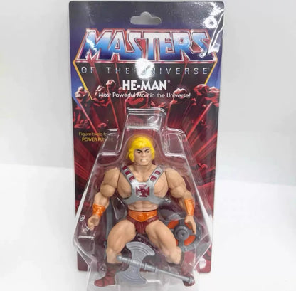 Masters of the Universe Origins Retro Punching 80th Anniversary He-Man Action Figure 14 cm