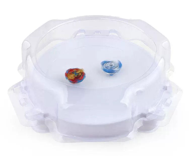 Spinning Top Battles Arena Stadium Platform 40x40x9 cm White