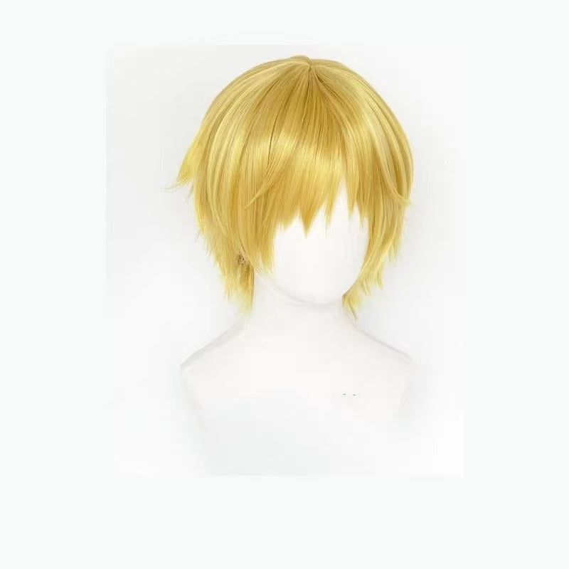 Cosplay One Piece Sanji Egghead Costume Wig Size Free Unisex