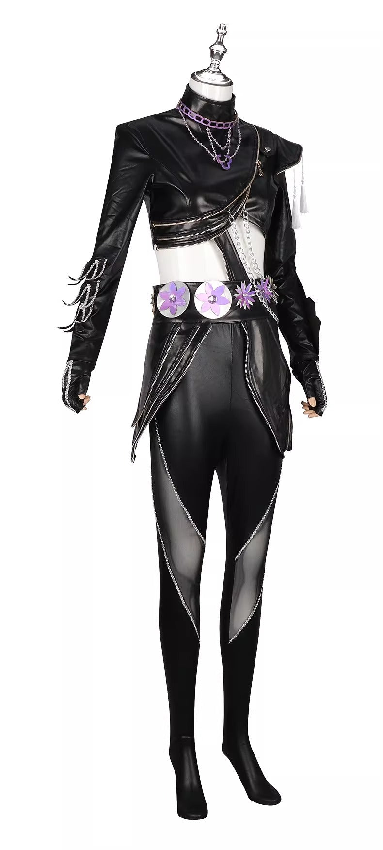 Cosplay K-Pop Demon Hunters Rumi Costume Set S-2XL Adult