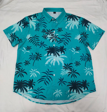 Cosplay Grand Theft Auto Vice City Tommy Hawaiian Collar Shirt  120-5XL Adult  & Junior