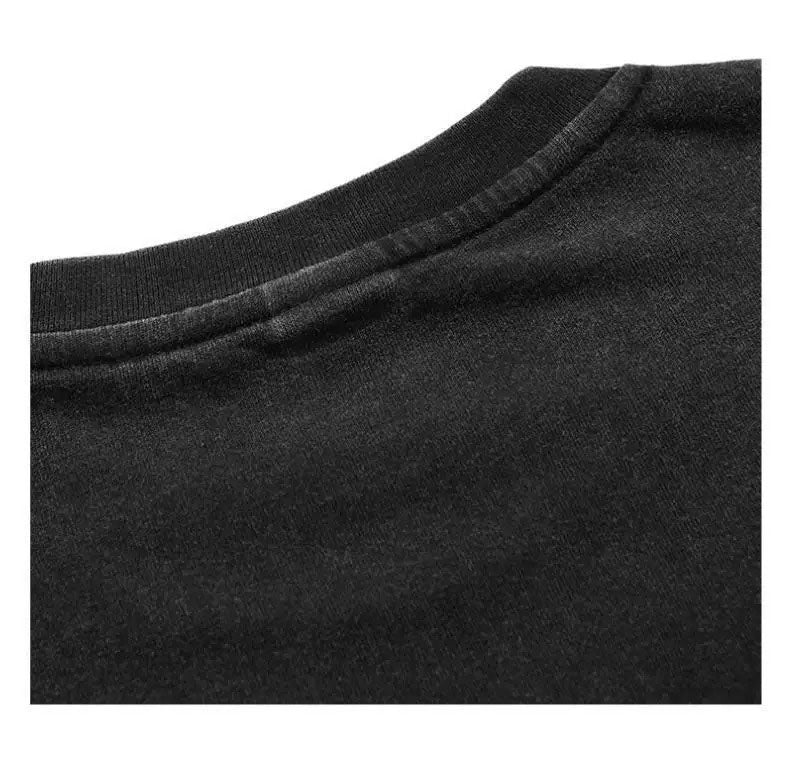 FIST OF THE NORTH STAR ANIMATION VINTAGE-WASH OVERSIZED T-SHIRT SIZE S-3XL BLACK COTTON UNISEX