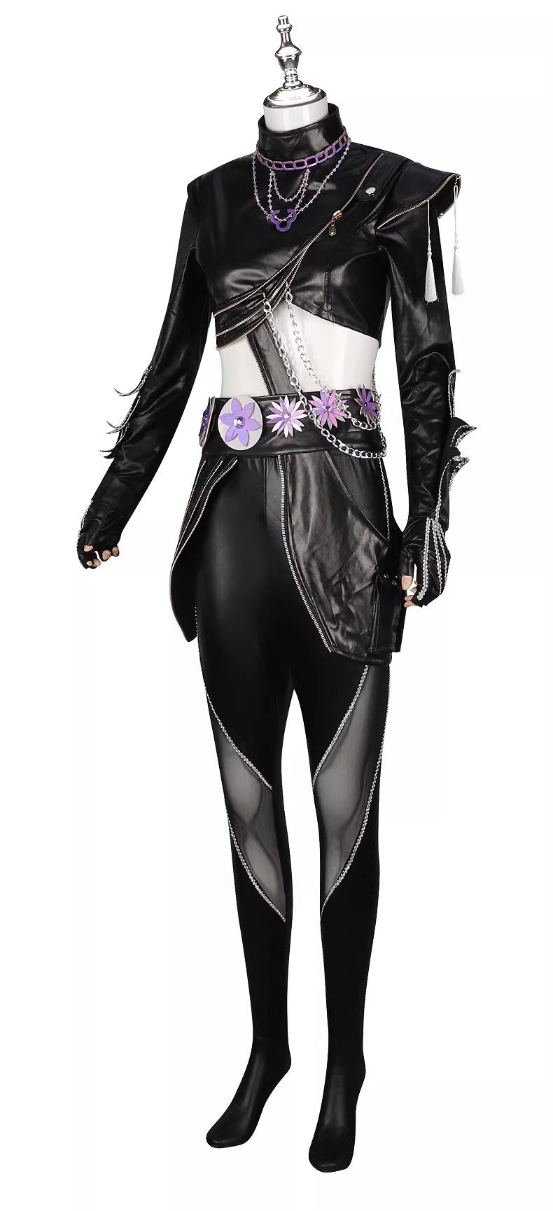 Cosplay K-Pop Demon Hunters Rumi Costume Set S-2XL Adult