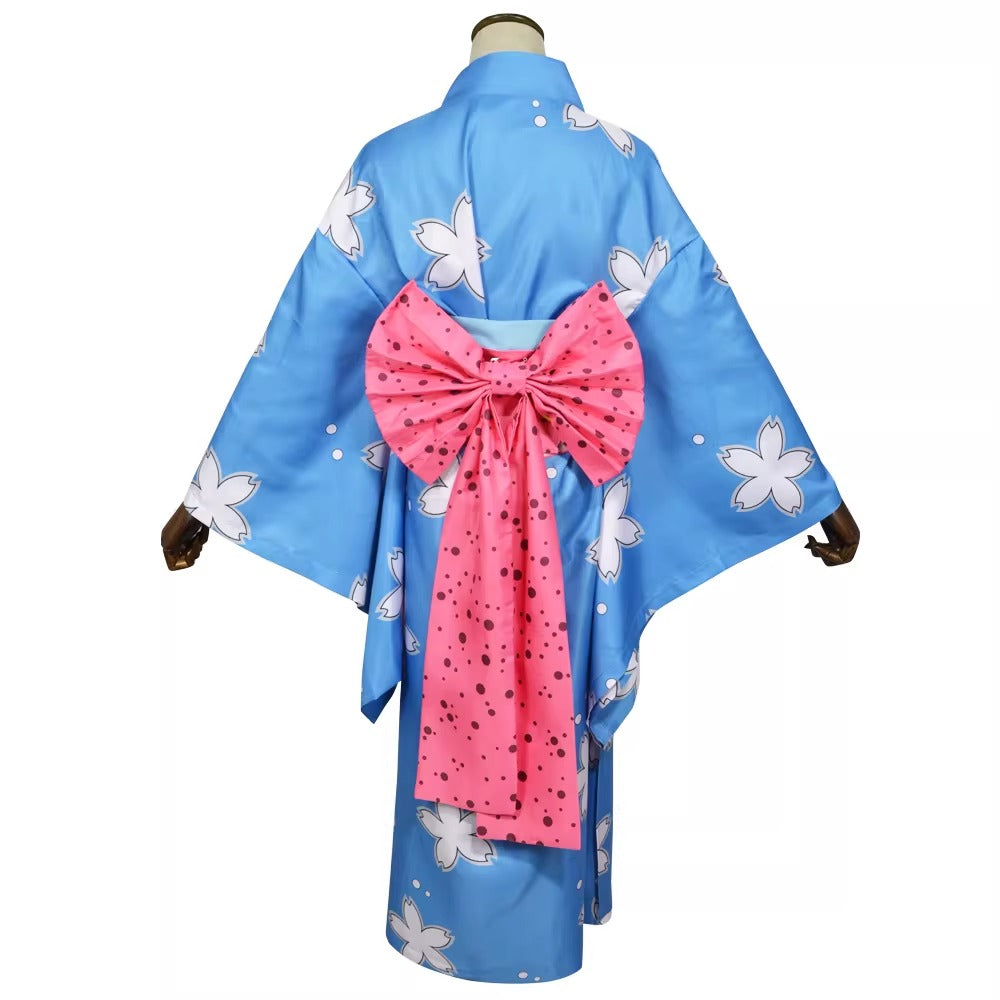Cosplay One Piece Nami Kimono Costume Set S-2XL Adult