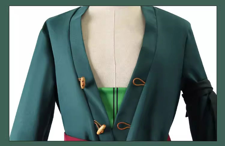 Cosplay One Piece Roronoa Zoro Costume Set XS-3XL Unisex Adult