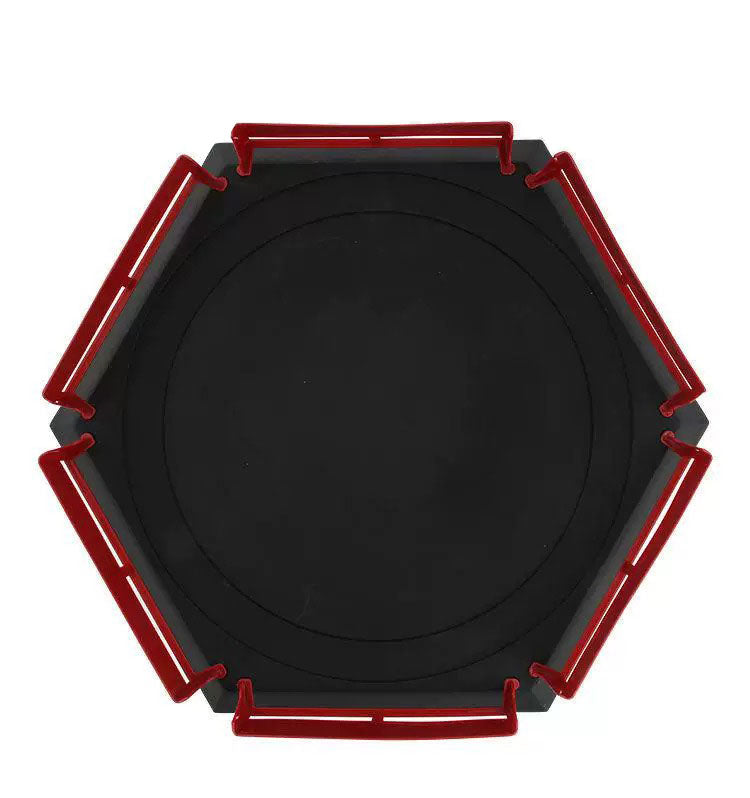 Spinning Top Battles Hexagonal Arena Stadium Platform 38x33x7.5 cm 3 Colours
