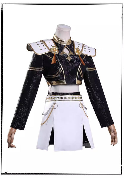 Cosplay K-Pop Demon Hunters Zoey Costume Set S-3XL Unisex Adult & Kids