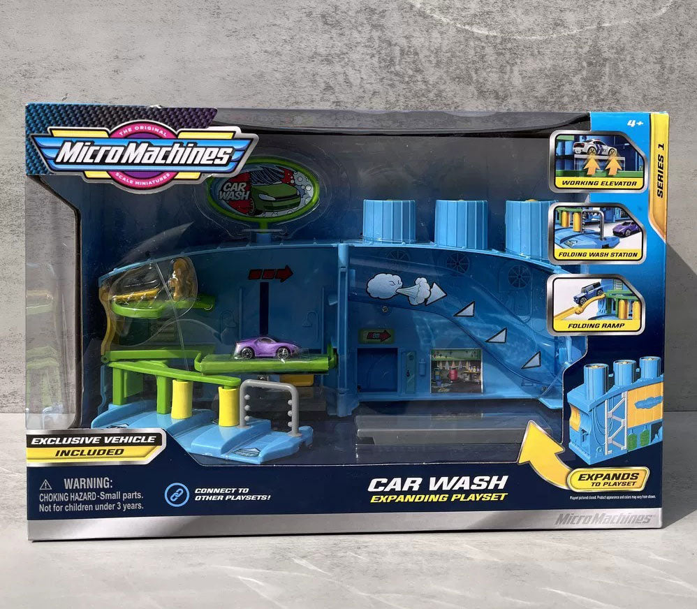 Micro Machines Car Wash Expanding Playset (Series 1)