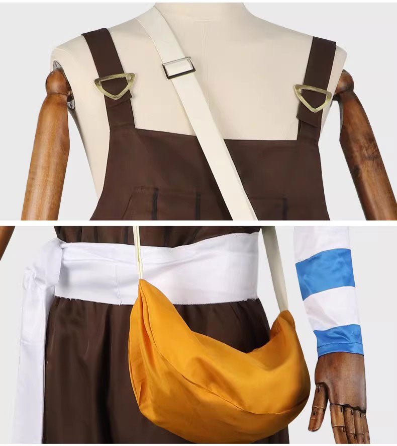 Cosplay One Piece Usopp Costume Set S-3XL Unisex Adult