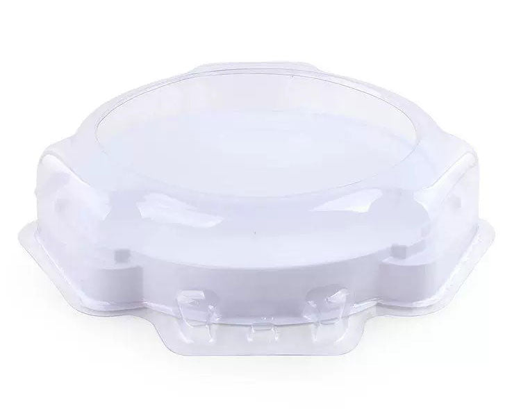 Spinning Top Battles Arena Stadium Platform 40x40x9 cm White