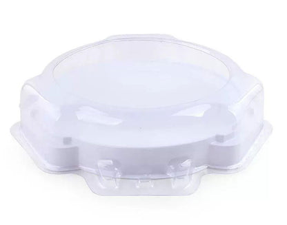 Spinning Top Battles Arena Stadium Platform 40x40x9 cm White
