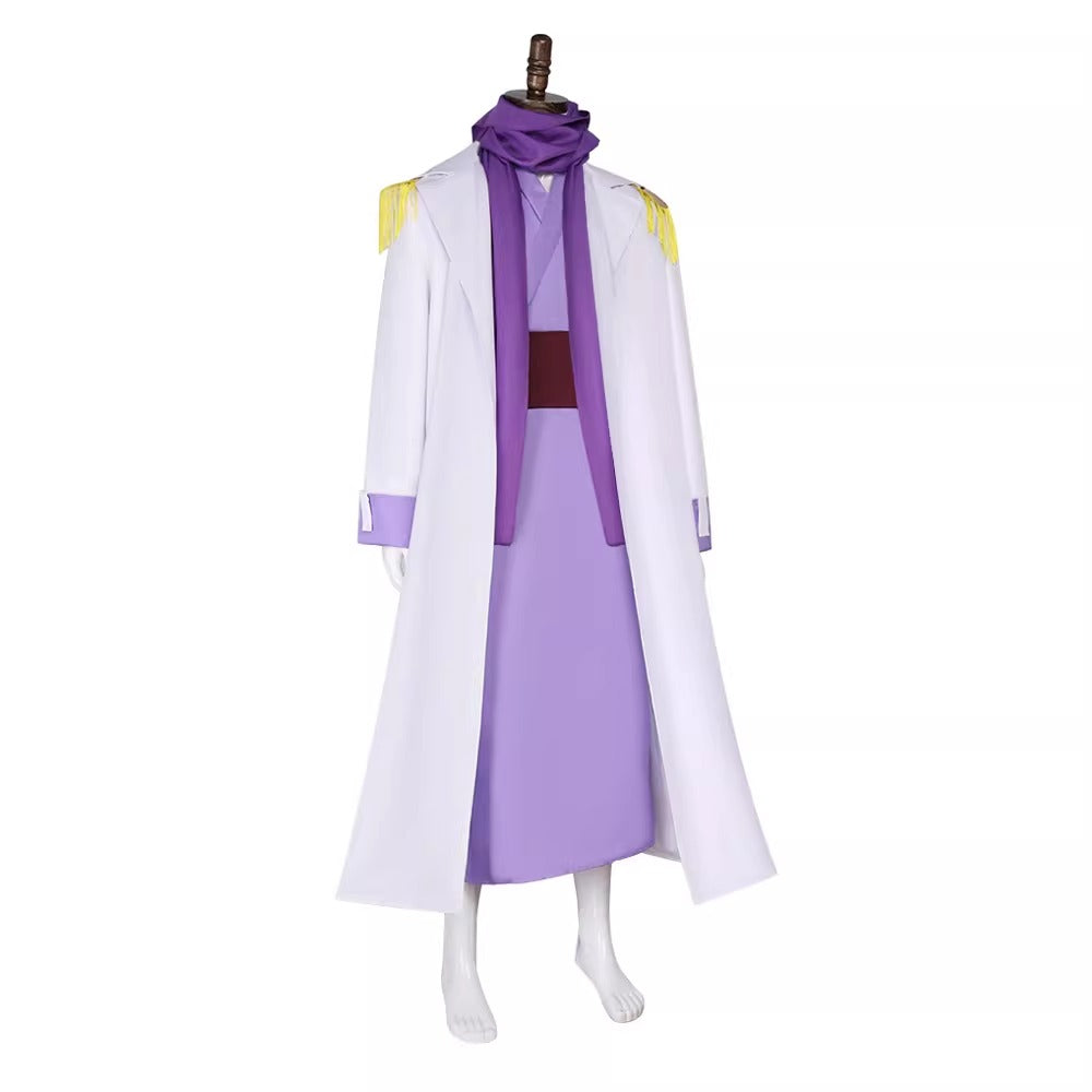 Cosplay One Piece Fujitora Issho Costume Set XS-3XL Adult
