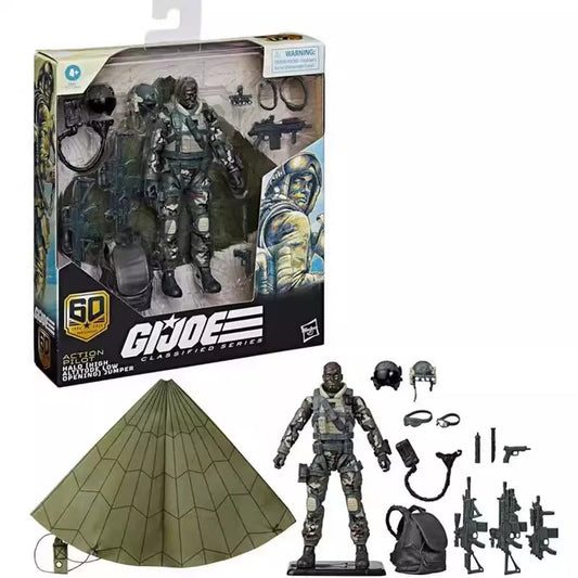 G.I. Joe Classified Series 60th Anniversary Action Pilot HALO Jumper Action Figure 17cm