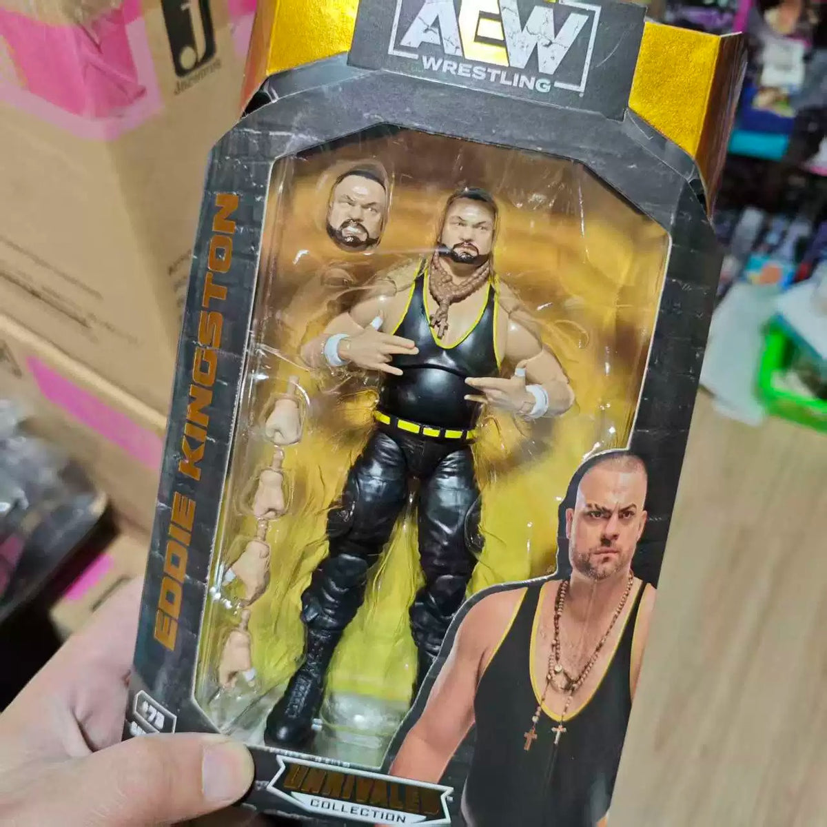 Jazwares AEW Unrivaled Series 9 collection Eddie Kingston #73 Action Figure 15 cm