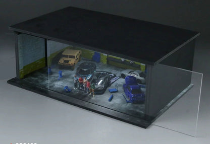 Grand Theft Auto Los Santos Scene Diorama LED Detailed Scale Garage Set 20 × 30 × 11 cm