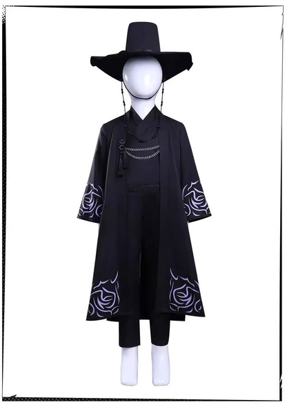 Cosplay K-Pop Demon Hunters Saja Boys Costume Set S-3XL Unisex Adult & Kids