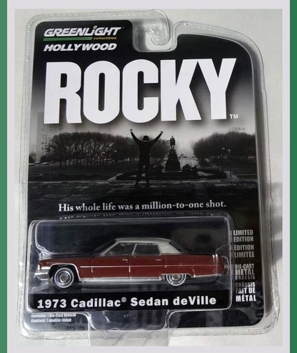 Collectables Greenlight 1:64 Rocky 1973 Cadillac Sedan deVille Diecast Model Car