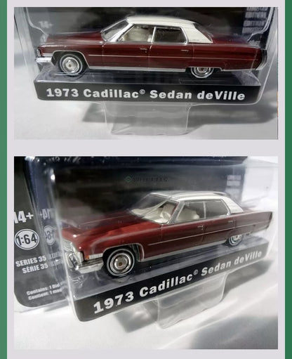 Collectables Greenlight 1:64 Rocky 1973 Cadillac Sedan deVille Diecast Model Car