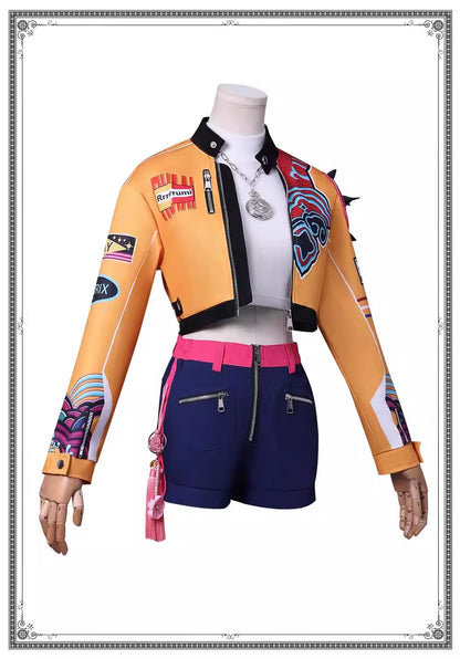Cosplay K-Pop Demon Hunters Rumi Costume Set S-3XL Unisex Adult & Kids