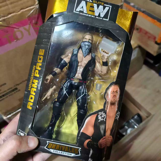 Jazwares AEW Unrivaled Series 5 collection "Hangman" Adam Page #40 Action Figure 15 cm