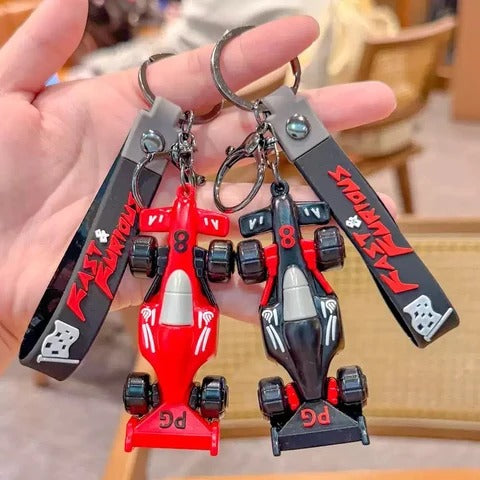 3D Formula 1 Racing Car Keychain Gifts 4 Colours