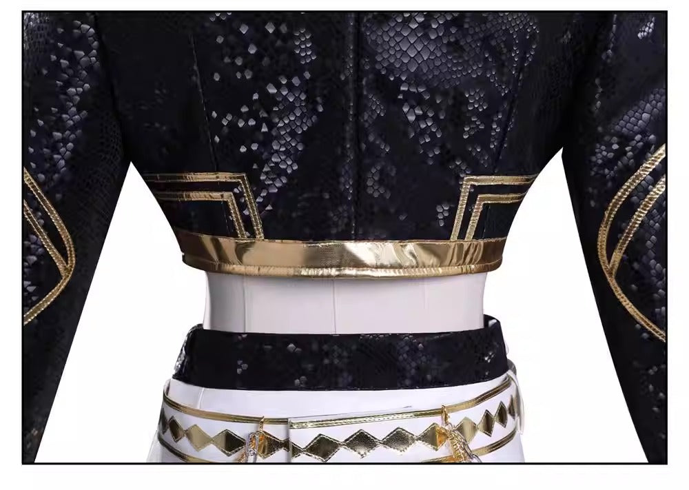 Cosplay K-Pop Demon Hunters Zoey Costume Set S-3XL Unisex Adult & Kids