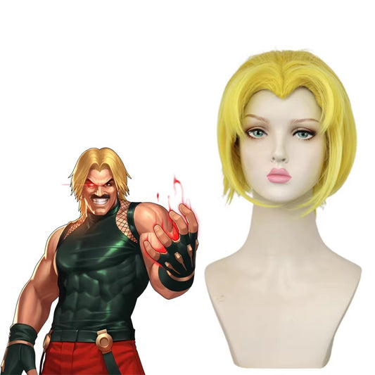 Cosplay The King Of Fighters KOF Rugal Bernstein Costume Wig Size Free Unisex