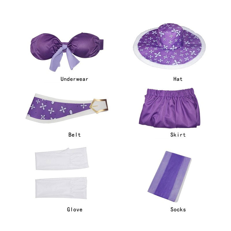 Cosplay One Piece Nico Robin Costume Set XS-3XL Adult