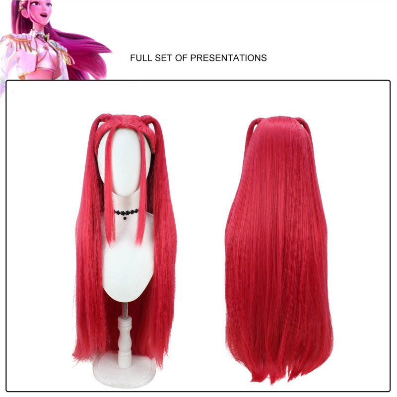 Cosplay K-Pop Demon Hunters Mira Costume Wig Size Free Unisex