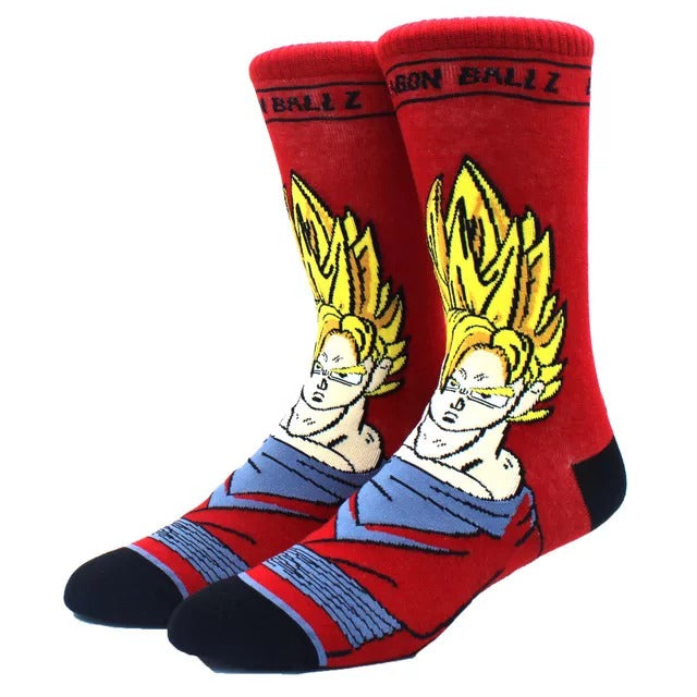 Dragon Ball Z Men's Socks Size Free Vary Colours