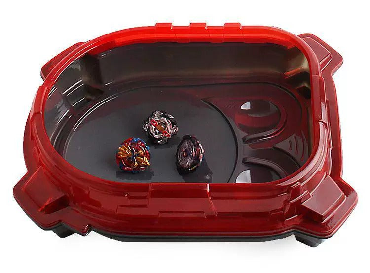 Spinning Top Battles Arena Stadium Platform 44x35x8 cm Red