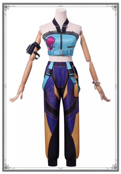 Cosplay K-Pop Demon Hunters Zoey Costume Set S-3XL Unisex Adult & Kids