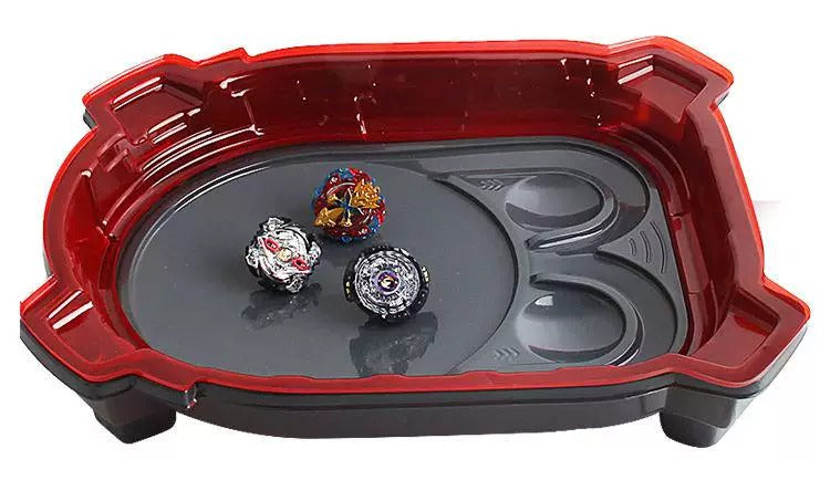 Spinning Top Battles Arena Stadium Platform 44x35x8 cm Red