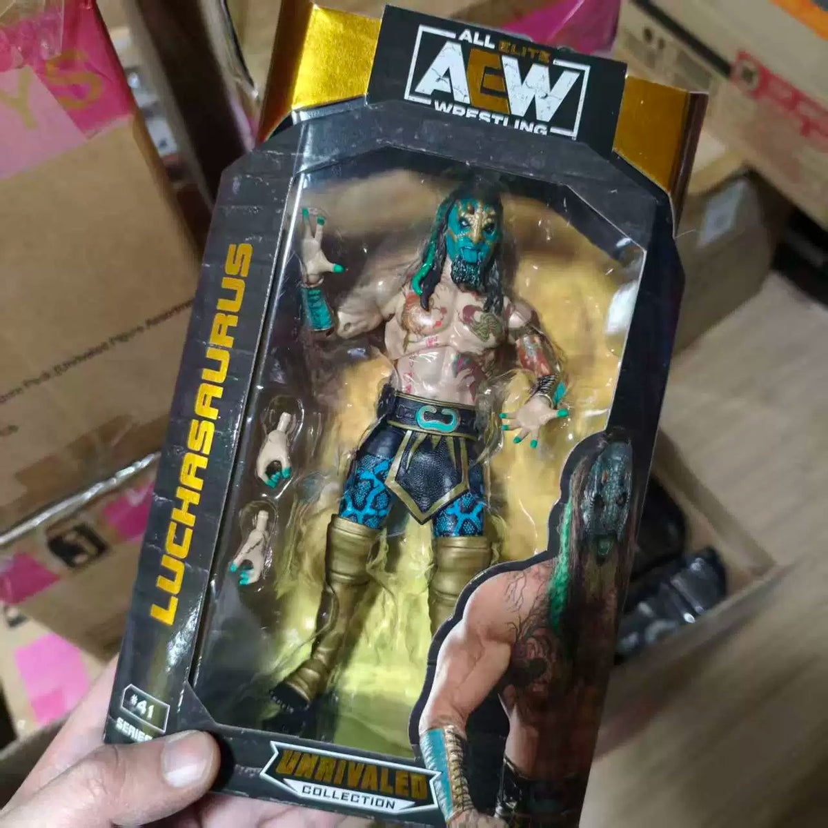 Jazwares AEW Unrivaled Series 5 collection  Luchasaurus #41 Action Figure 15 cm