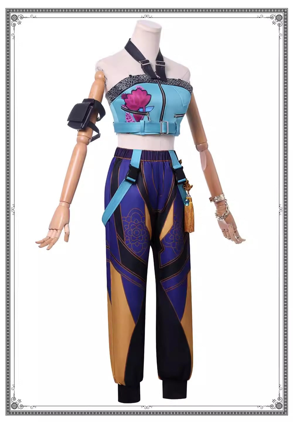 Cosplay K-Pop Demon Hunters Zoey Costume Set S-3XL Unisex Adult & Kids