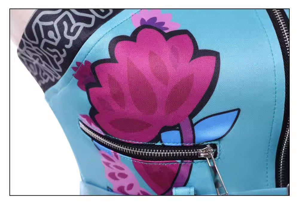 Cosplay K-Pop Demon Hunters Zoey Costume Set S-3XL Unisex Adult & Kids