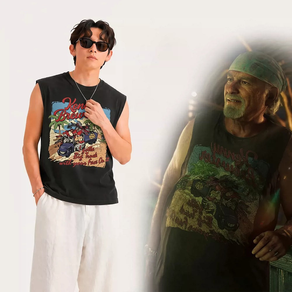 Cosplay Grand Theft Auto Charcoal Tank Top T-Shirt 120-5XL Men Adult & Junior